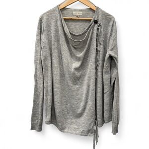 Knox Rose Gray Soft Wrap Cardigan Sweater XXL